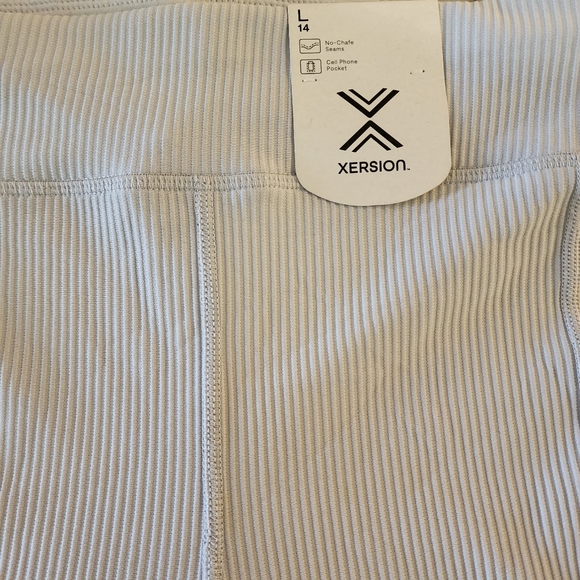 NWT Girls Ribbed Biker shorts with pockets longer Size 14 - Picture 5 of 6